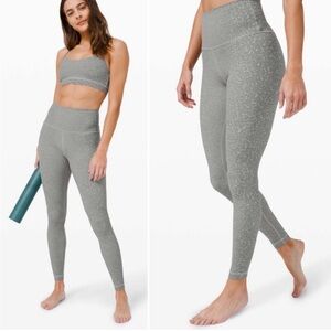 Lululemon Align Pant 28" Engineer Print City Camo Silver Drop size 6
